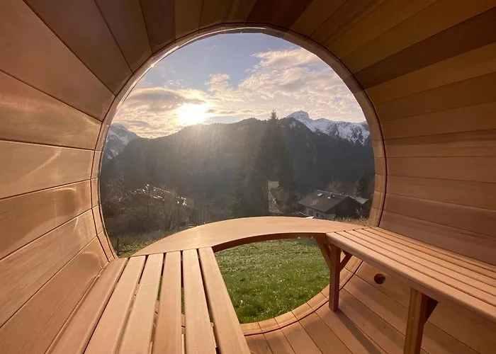 Familial Le Whymper 5 Etoiles Sauna Шале Шатель