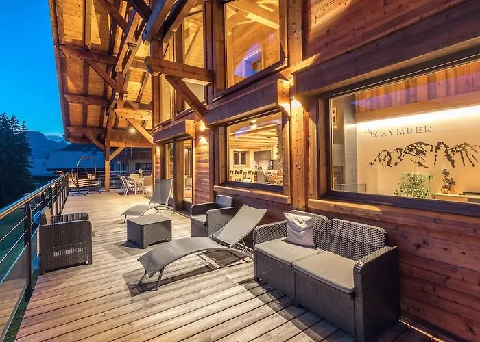 Шале Familial Le Whymper 5 Etoiles Sauna Шатель