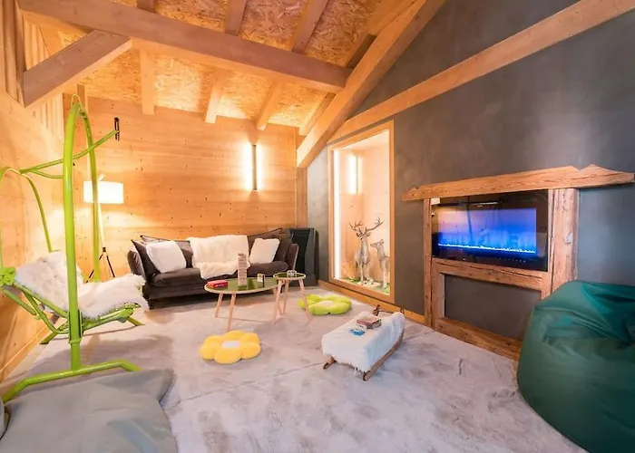 Шале Familial Le Whymper 5 Etoiles Sauna Шатель
