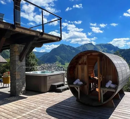 Шале Familial Le Whymper 5 Etoiles Sauna Шатель